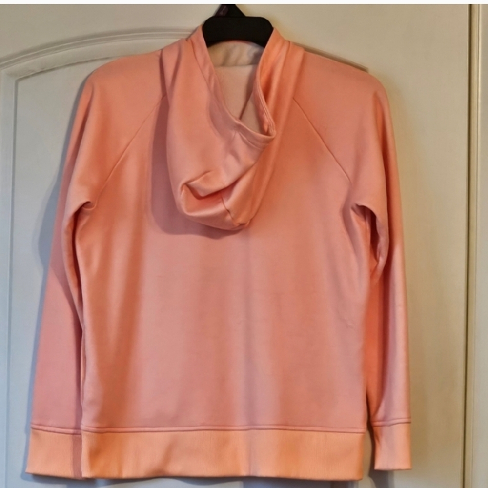 Under Armour Pink Hoodie with Black Logo - Picture 4 of 5